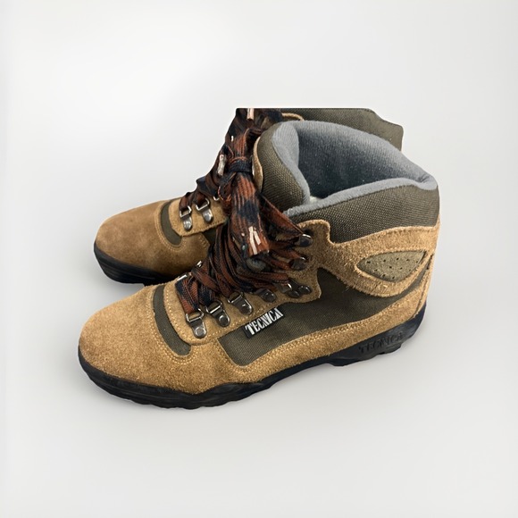 Vintage Tecnica Mesa Brown Suede Trekking/Hiking Boots Sz 7 Gorpcore 90s - Picture 3 of 10